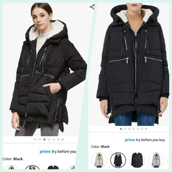 Amazon's Overlay Winter JacketSize Large (Duck down feathers)